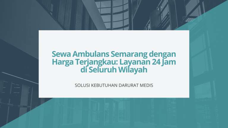 Sewa Ambulans